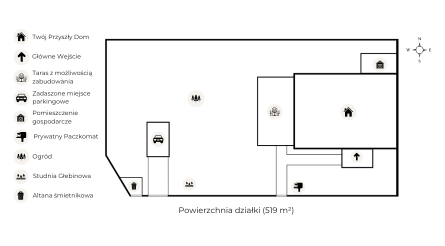 137m 519m Sonat- Działka Dom Józefów na sprzedaż, Otwock, Bliźniak, ul. Sonaty
